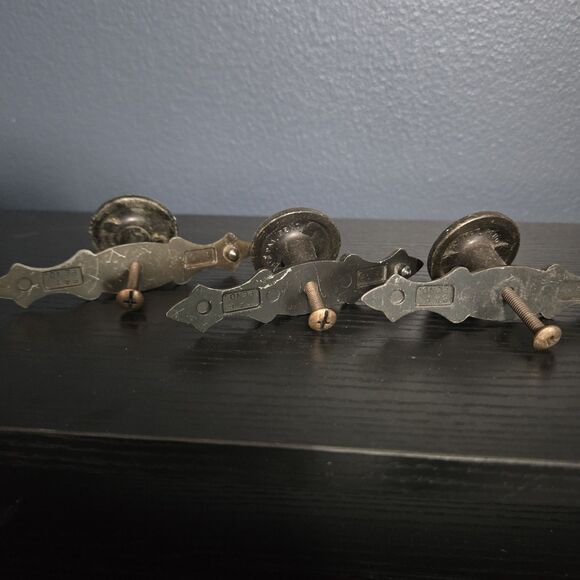 Round Pulls Handle Knobs for Chest Drawer Cupboard,Cabinet Set Of 3 - Picture 3 of 6